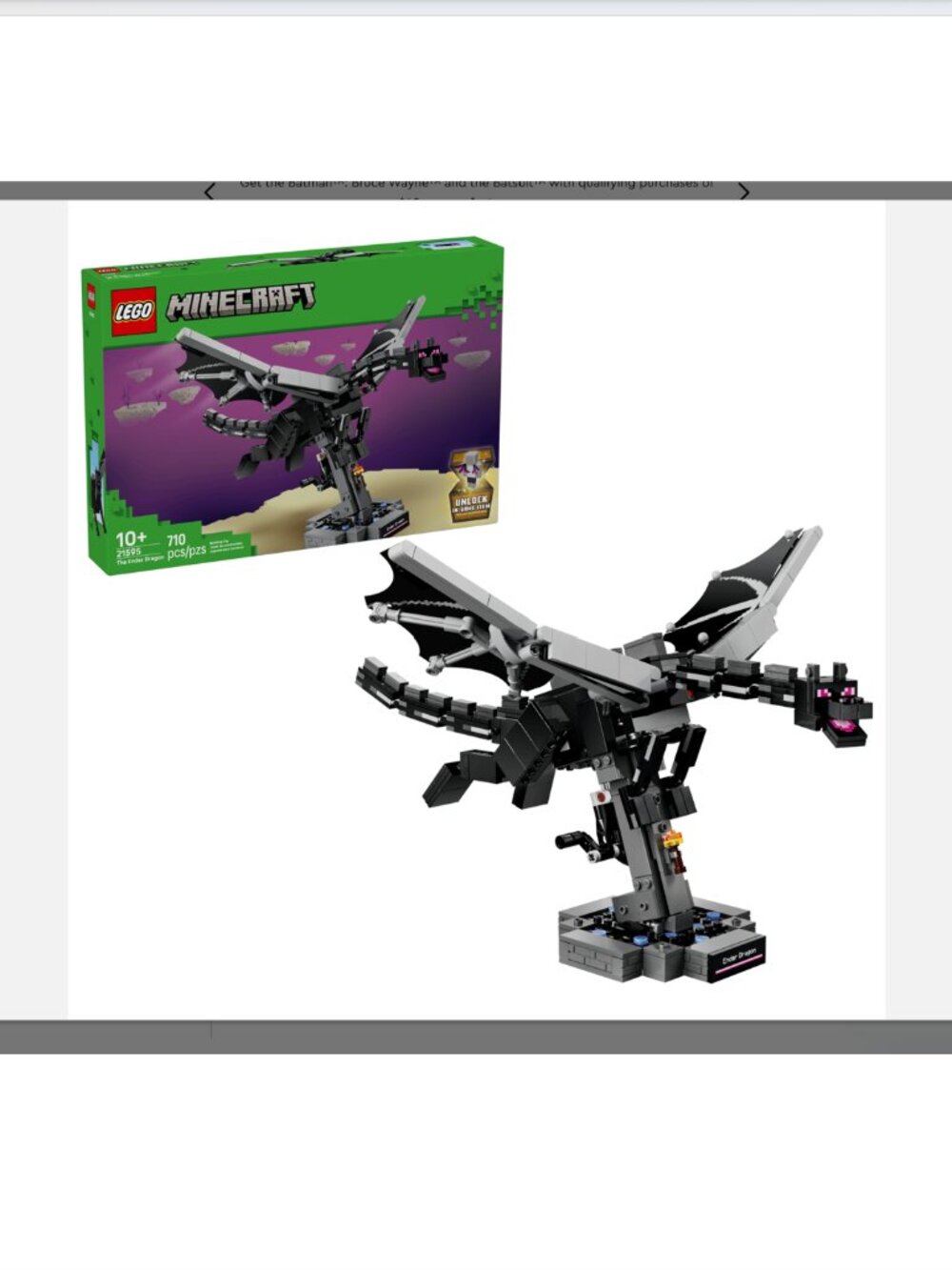 Lego Minecraft The Ender Dragon